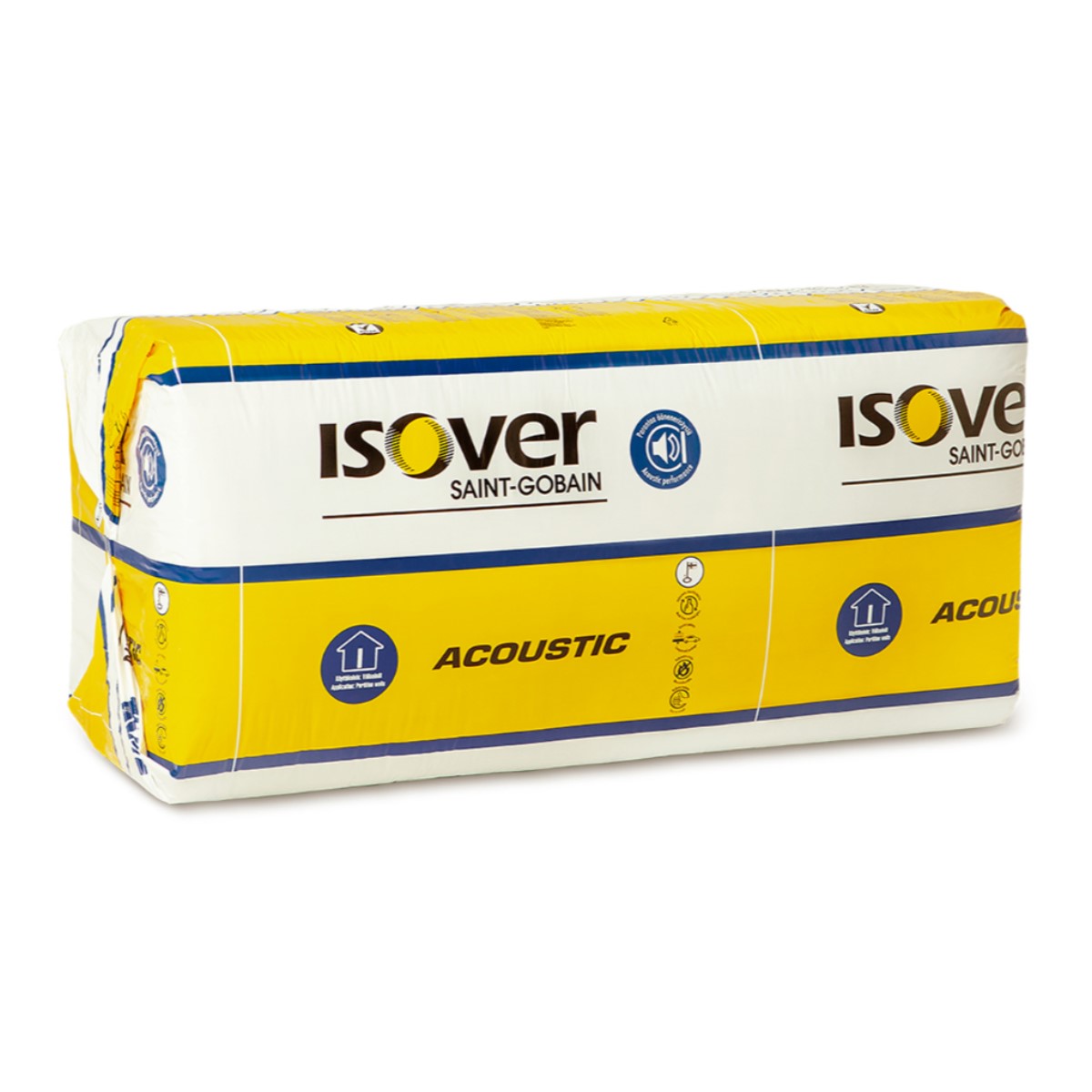 Isover Acoustic minerālvate plāksnēs 100x610x1310mm, 7.99m2